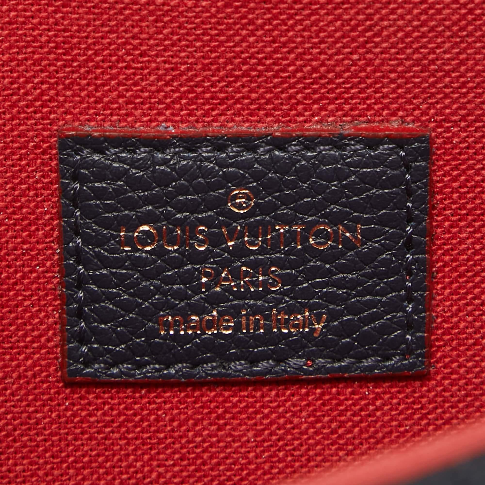 Louis Vuitton Marine/Rouge Monogram Empreinte Leather Felicie Pochette Bag 4