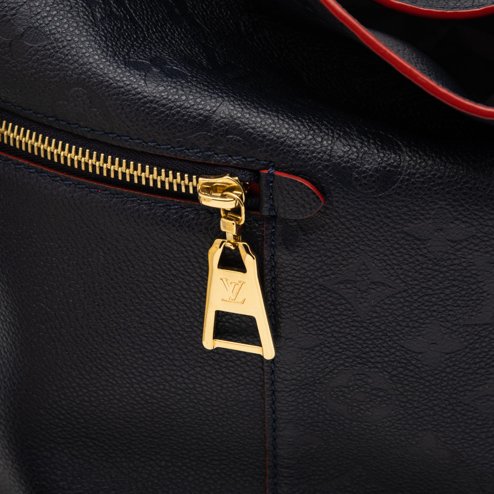 Louis Vuitton Marine/Rouge Monogram Empreinte Leather Melie Bag 5