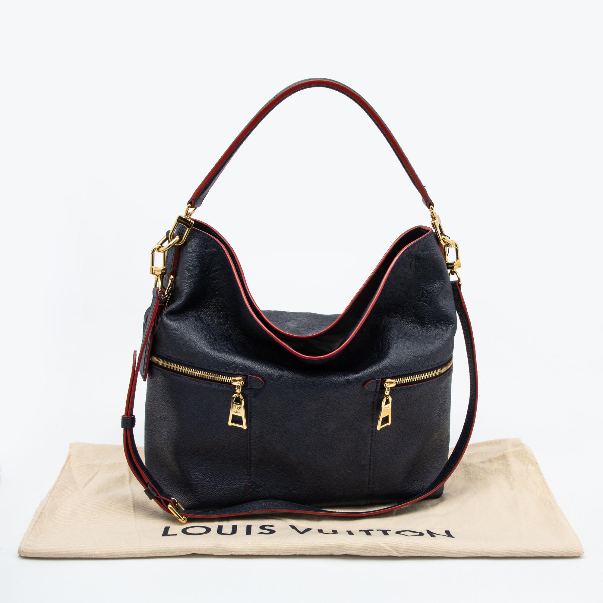 Louis Vuitton Marine/Rouge Monogram Empreinte Leather Melie Bag 6