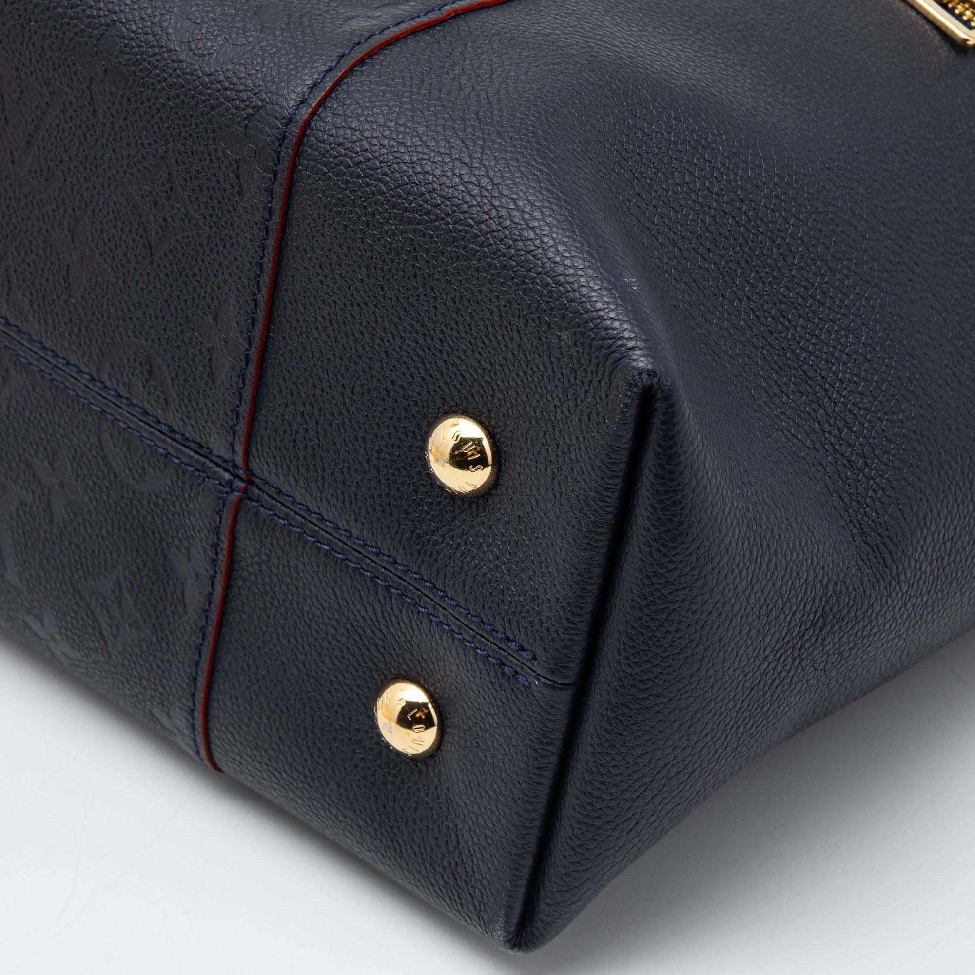 Louis Vuitton Marine/Rouge Monogram Empreinte Leather Melie Bag 1