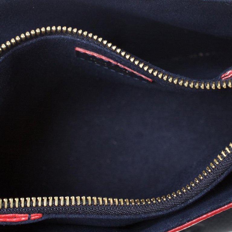 Louis Vuitton Monogram Empreinte Leather Surene BB Marine Rouge