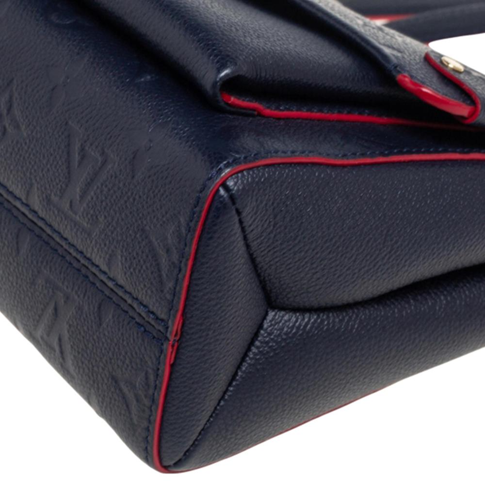 Louis Vuitton Marine Rouge Monogram Empreinte Leather Vavin PM Bag 1