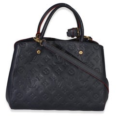 Louis Vuitton Marine Rouge Monogram Empreinte Montaigne MM