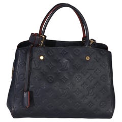 Louis Vuitton Marine Rouge Monogram Empreinte Montaigne MM