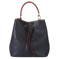 Louis Vuitton Marine Rouge Monogram Empreinte NeoNoe MM
