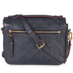 Louis Vuitton Marine Rouge Monogram Empreinte Pochette Metis