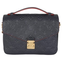 Louis Vuitton Marine Rouge Monogram Empreinte Pochette Metis