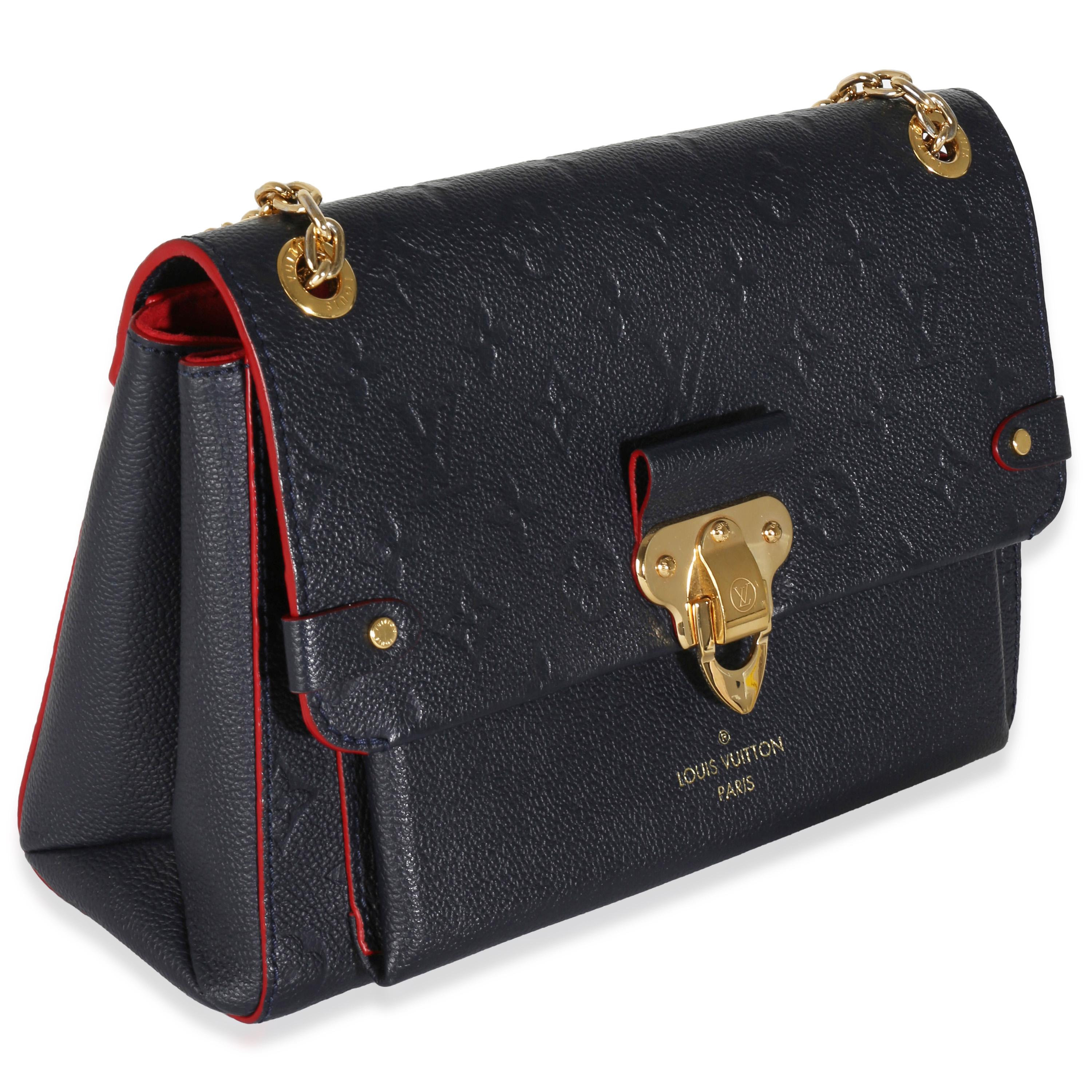 Black Louis Vuitton Marine Rouge Monogram Empreinte Vavin PM