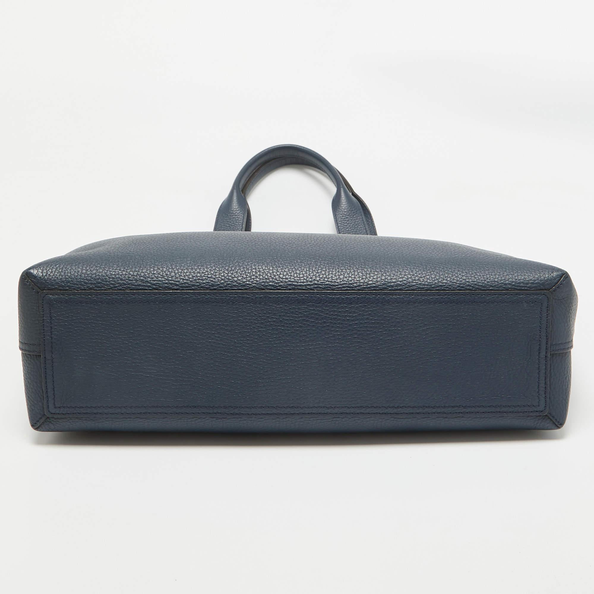 Bolso Louis Vuitton Marine Taurillon Cabas Voyage de piel 1