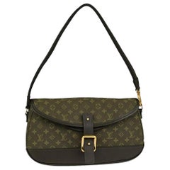 Louis Vuitton Marjorie Khaki Mini Lin 215661 Green Canvas Shoulder Bag