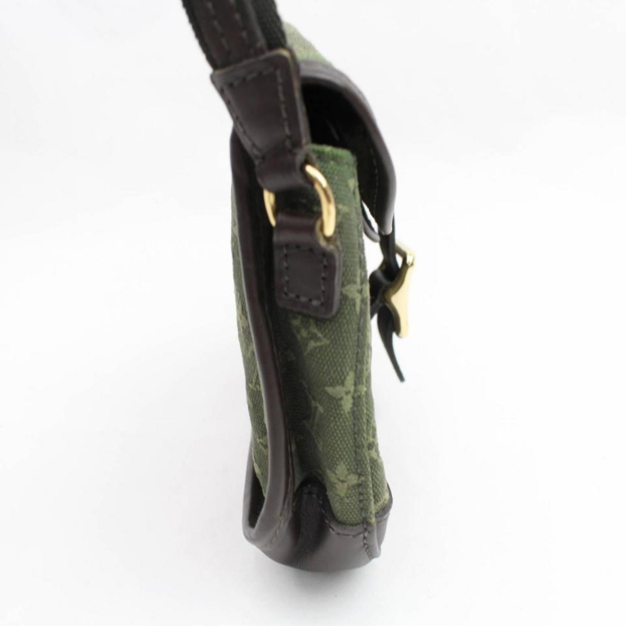 Louis Vuitton Marjorie Monogram Mini Lin Khaki 868725 Green Canvas Shoulder Bag For Sale 1
