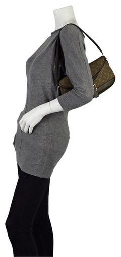 Louis Vuitton Marjorie Monogram Mini Lin Khaki 868725 Green Canvas Shoulder Bag