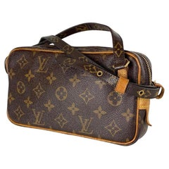Louis Vuitton Marly Bandouliere Monogram 19la527 Brown Coated Canvas Cross Body 