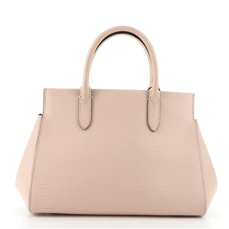 Beige Louis Vuitton Marly Handbag Epi Leather BB