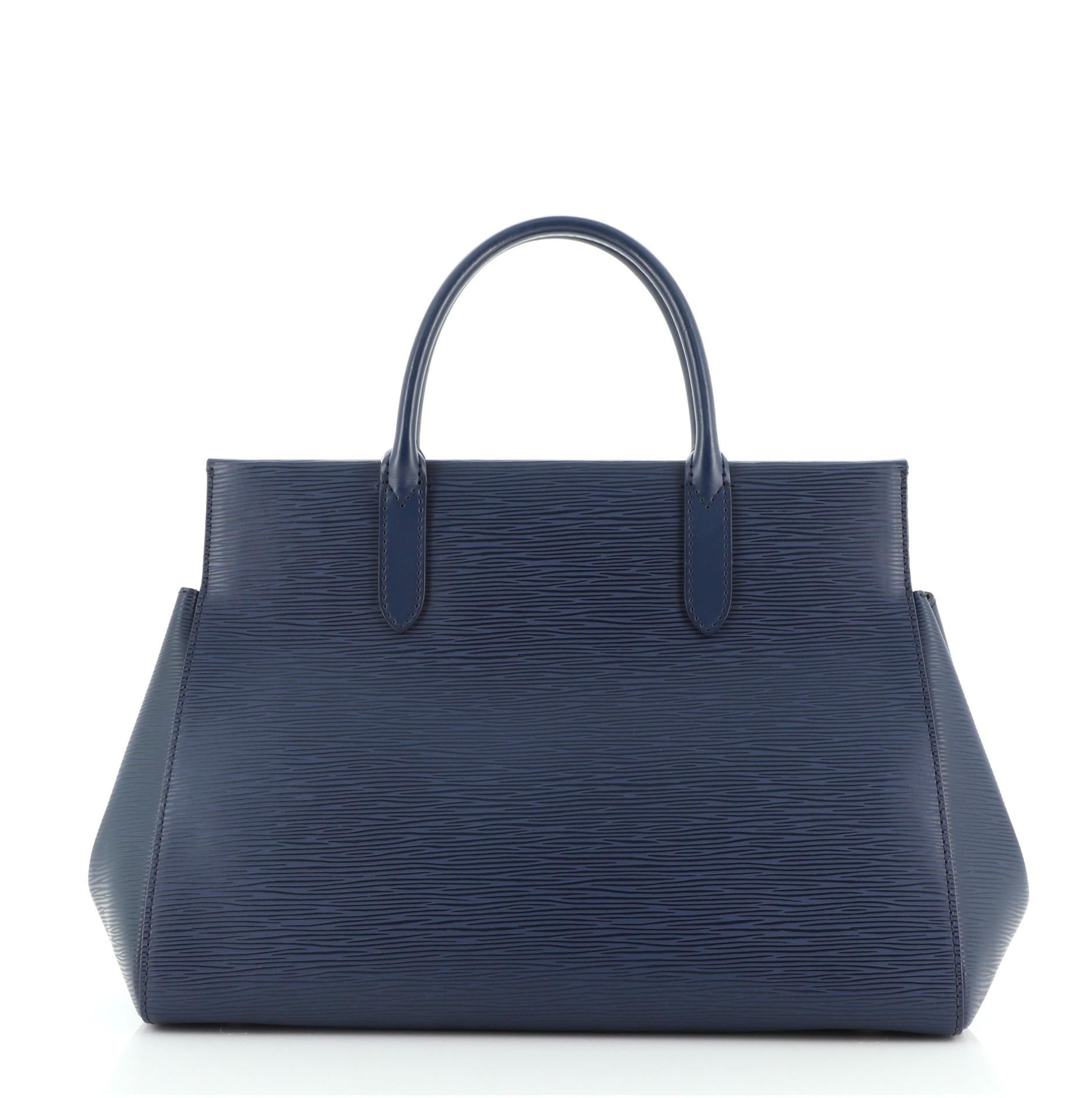 Black Louis Vuitton Marly Handbag Epi Leather MM
