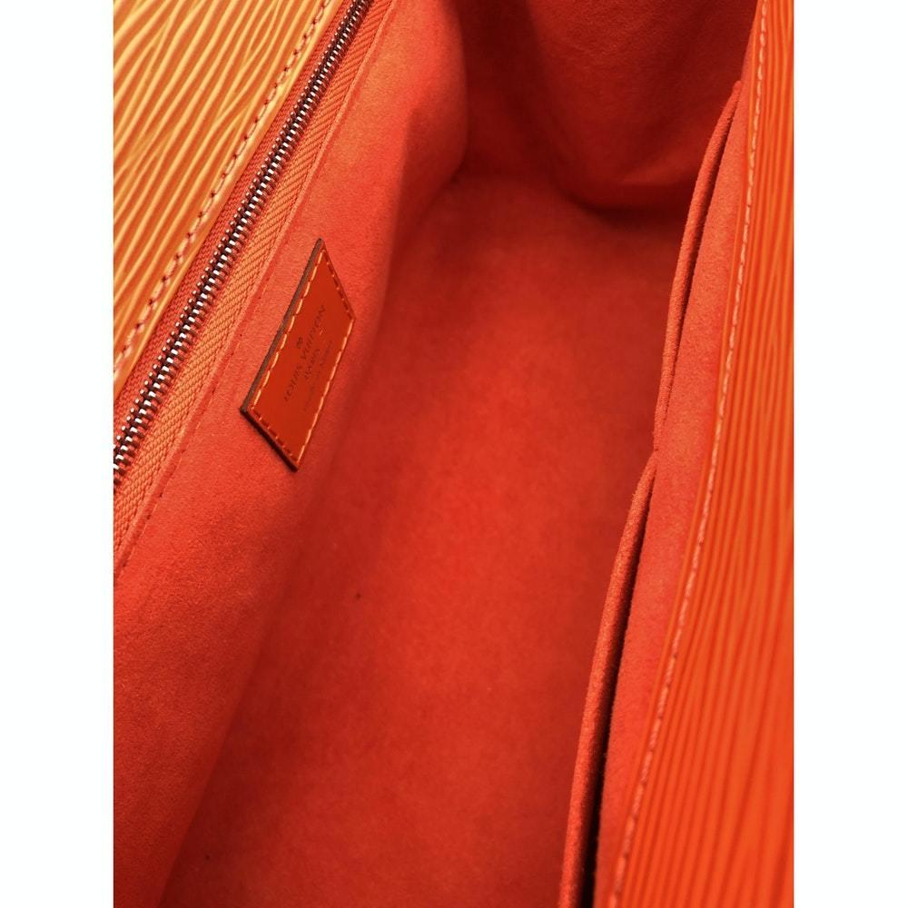 LOUIS VUITTON Marly Handbag in Orange Leather 1