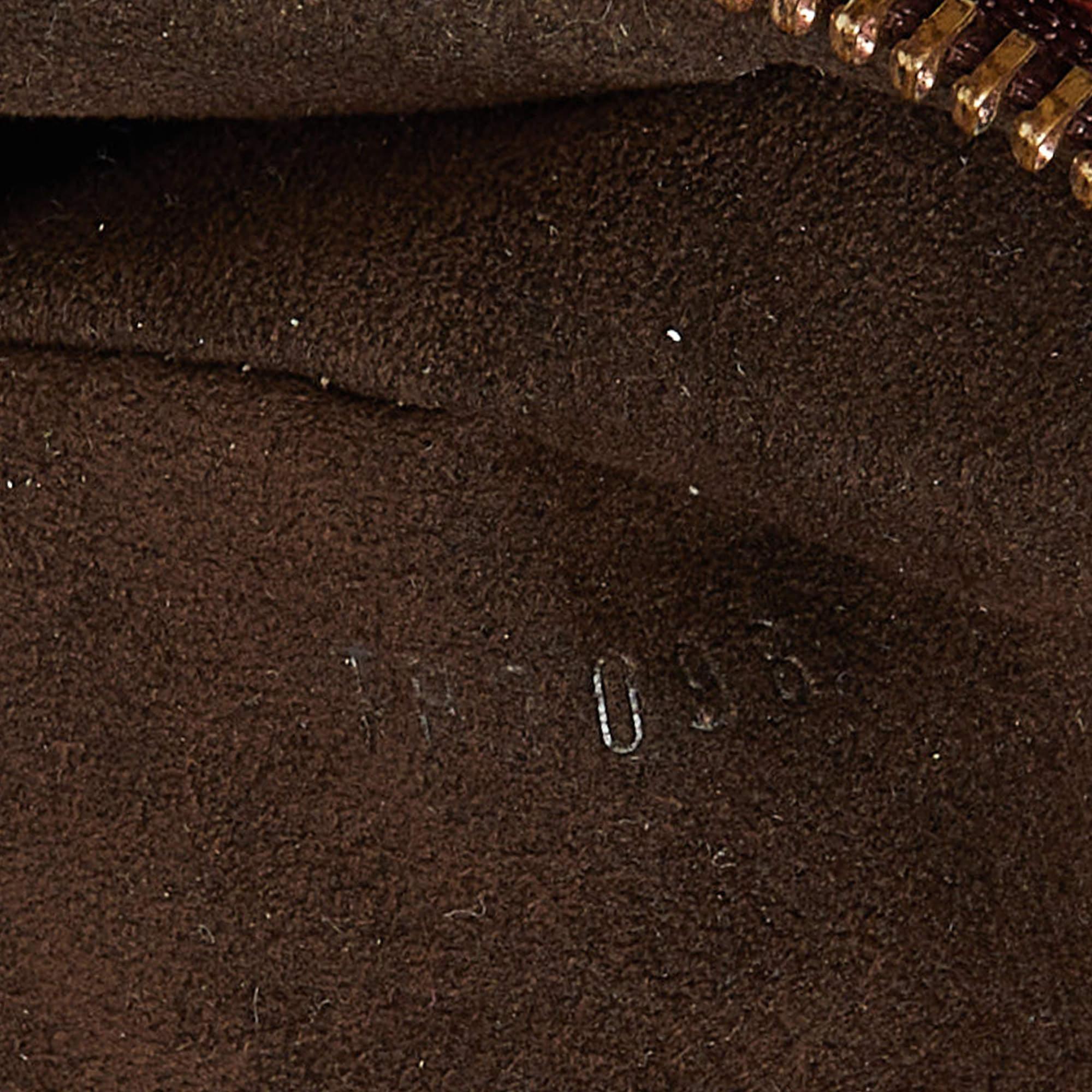 Louis Vuitton Marron Mahina Patent Leather Surya XL Bag 2