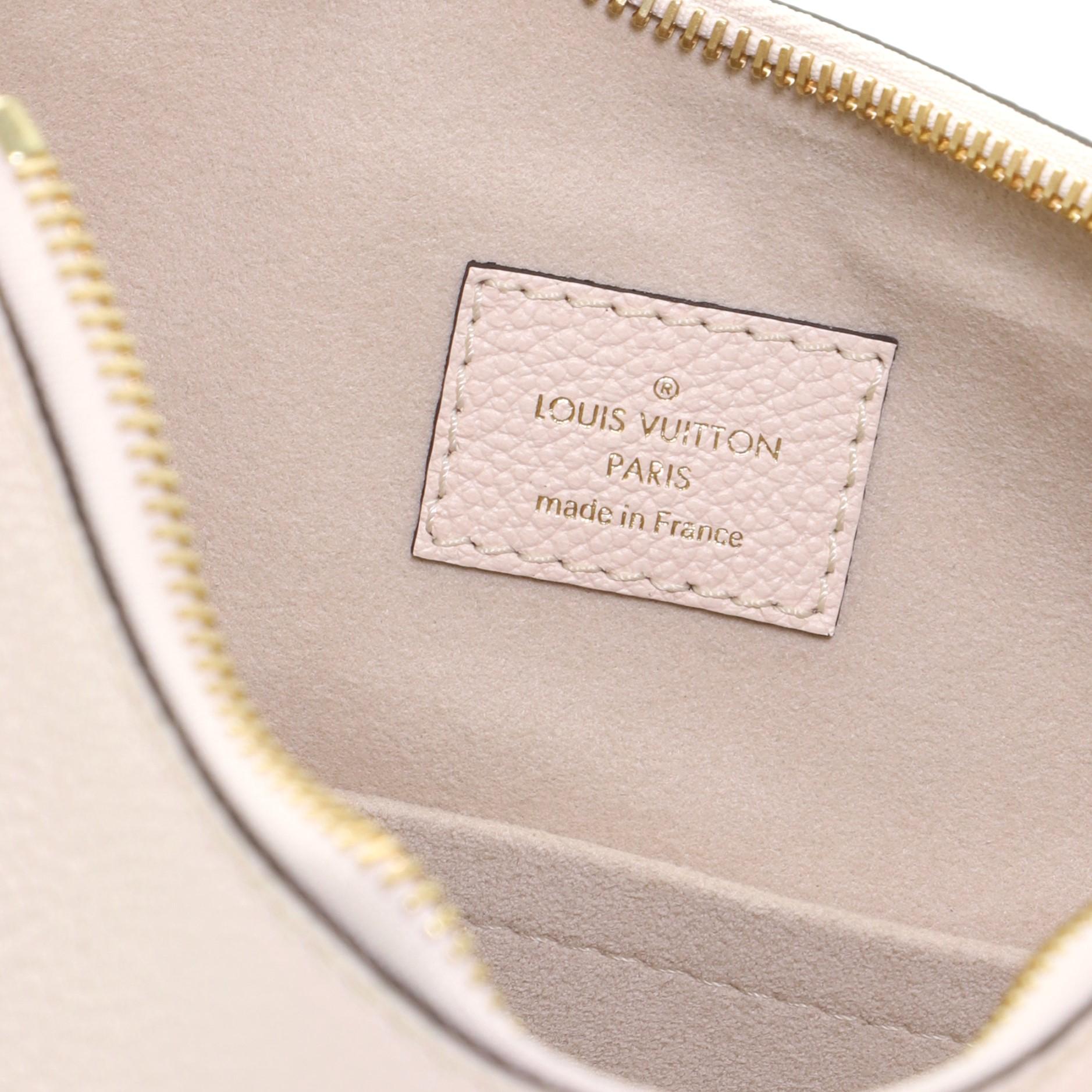 White Louis Vuitton Marshmallow Bag By The Pool Monogram Empreinte Giant
