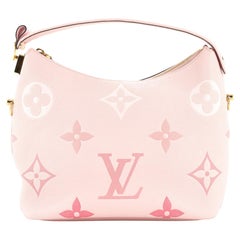 LOUIS VUITTON BY THE POOL ONTHEGO GM PEACH BRUME GRAY WHITE GIANT MONOGRAM  BAG