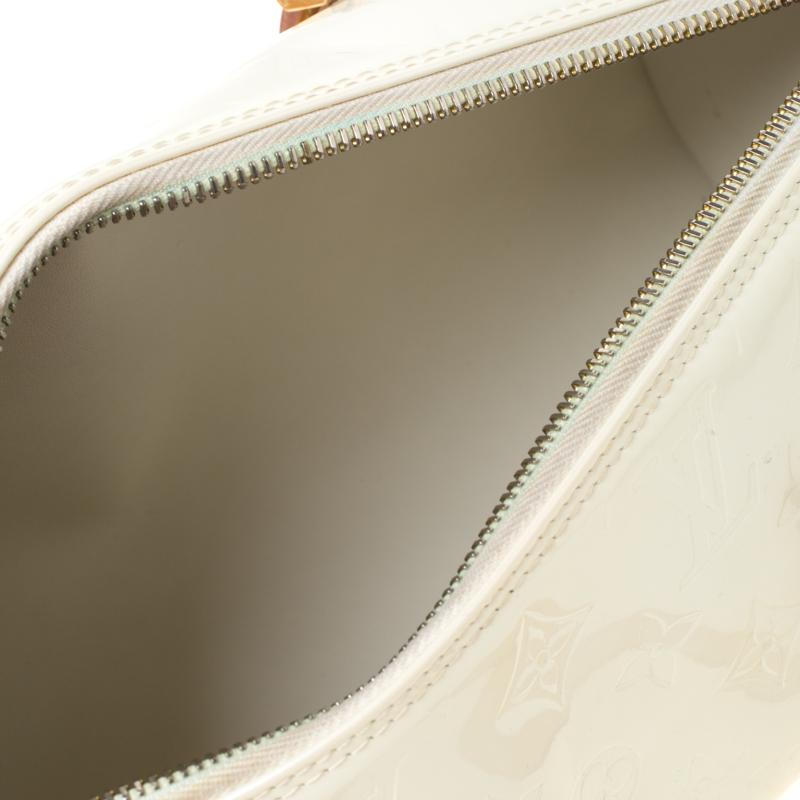 Louis Vuitton Marshmallow Monogram Vernis Bedford Bag In Good Condition In Dubai, Al Qouz 2