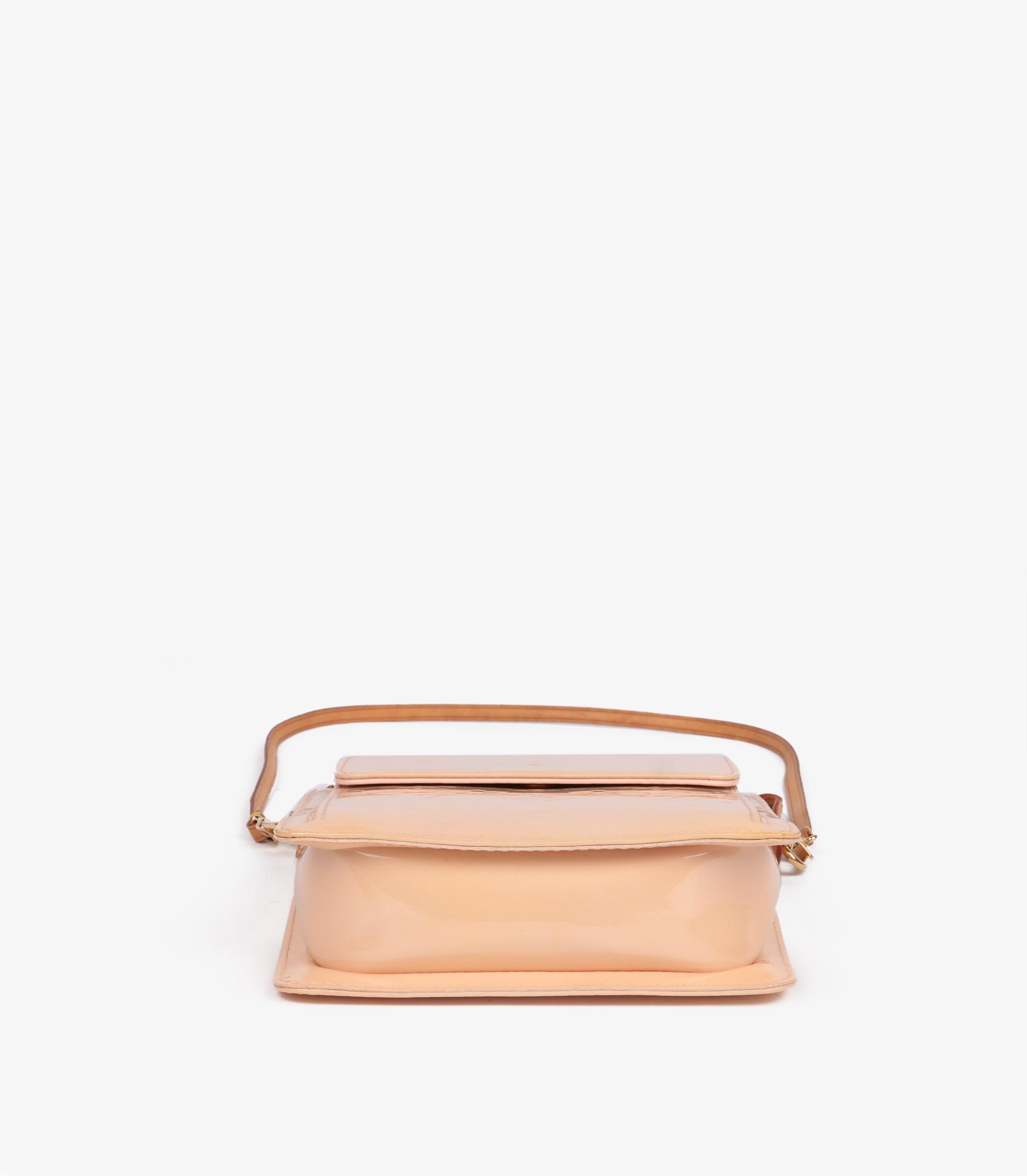 Louis Vuitton Monogram Vernis Cuir Vintage Motto Pochette en vente 2
