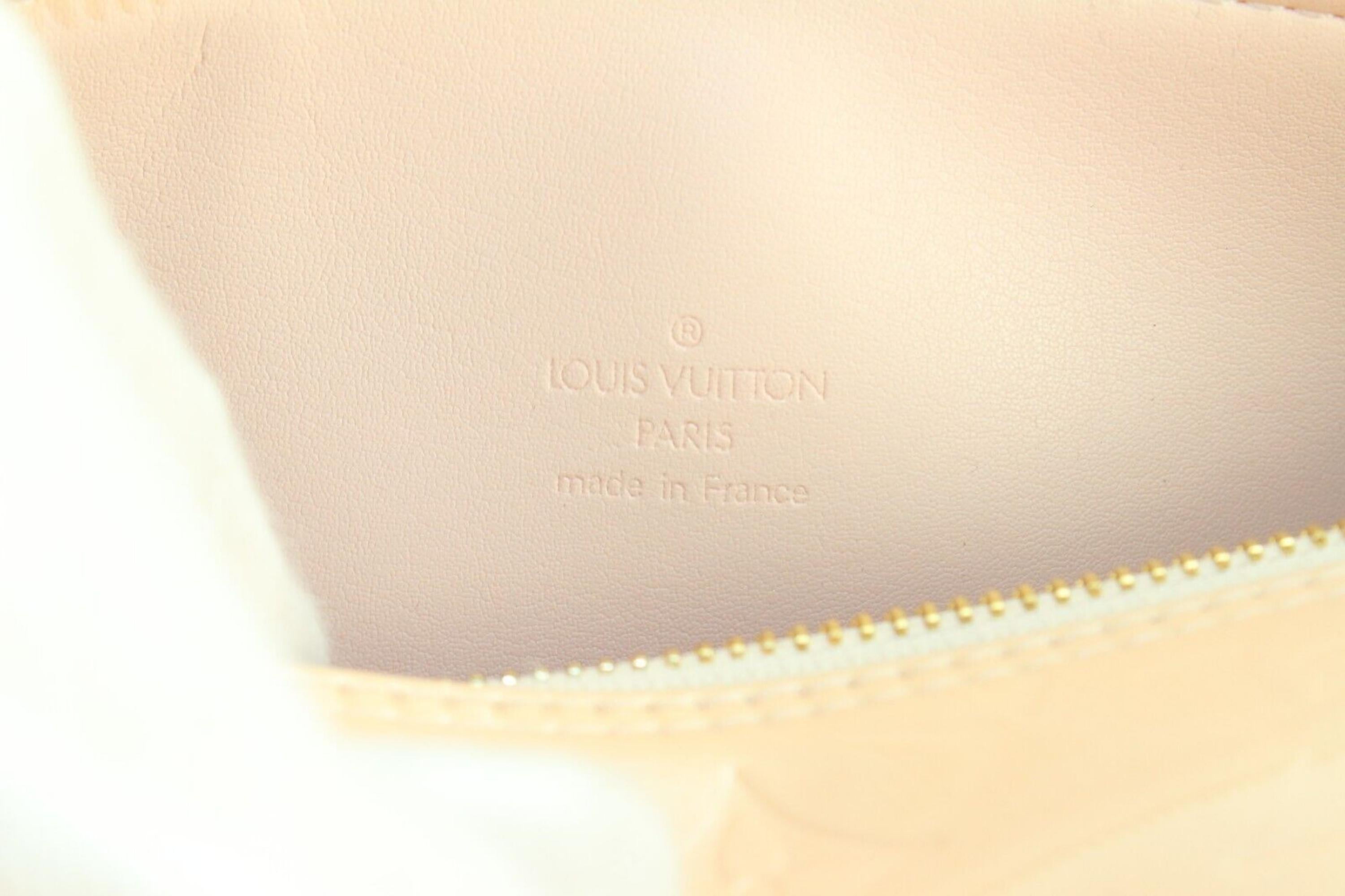 Women's Louis Vuitton Marshmallow Pink Monogram Vernis Bedford Papillon 3LK0222