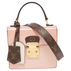 Louis Vuitton Marsmallow Monogrammierte Vernis Spring Street Tasche