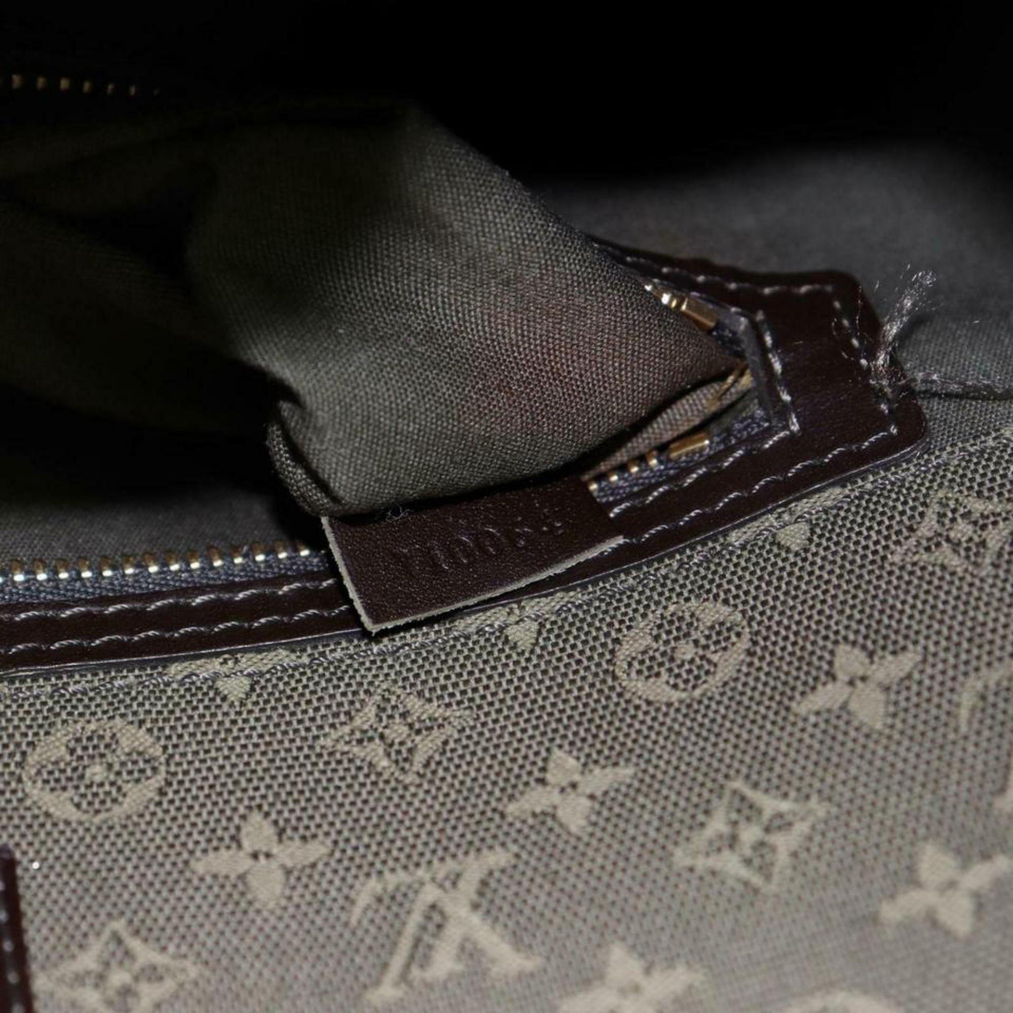 Beige Louis Vuitton Mary Kate Khaki Besace Mini Lin 870358 Green Canvas Shoulder Bag For Sale