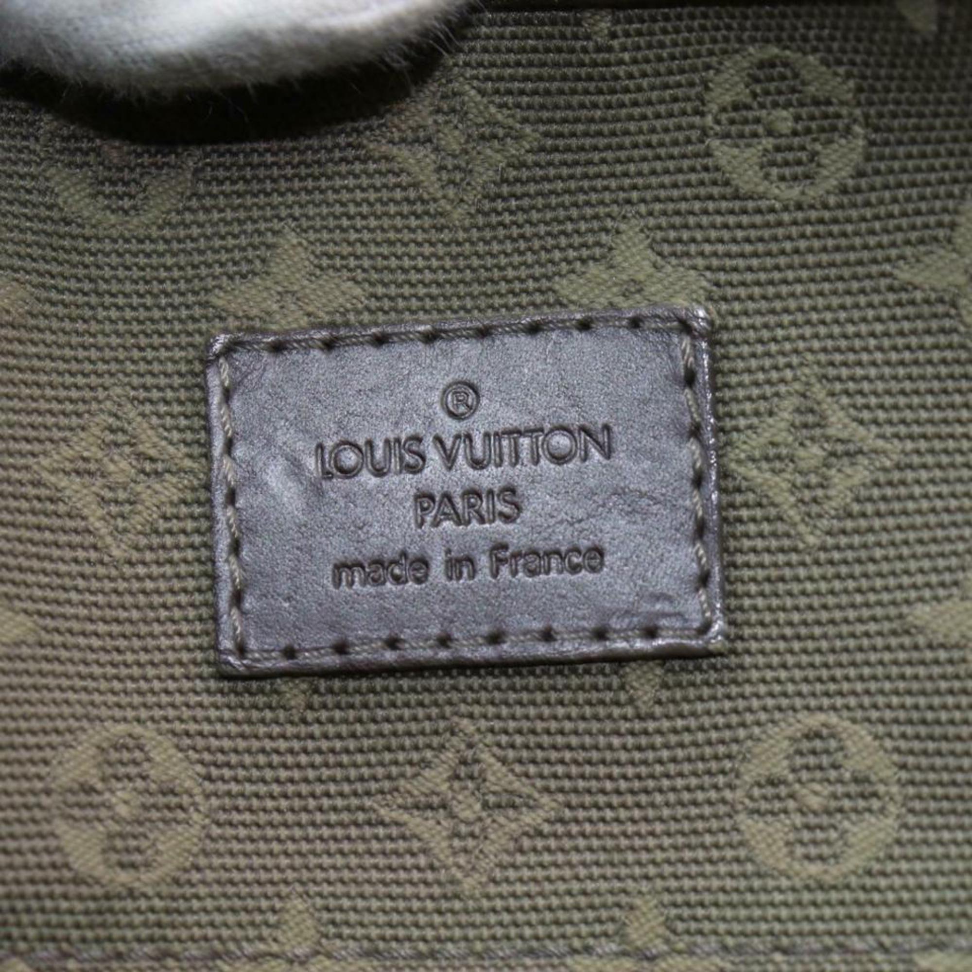 Women's Louis Vuitton Mary Kate Khaki Besace Mini Lin 870358 Green Canvas Shoulder Bag For Sale