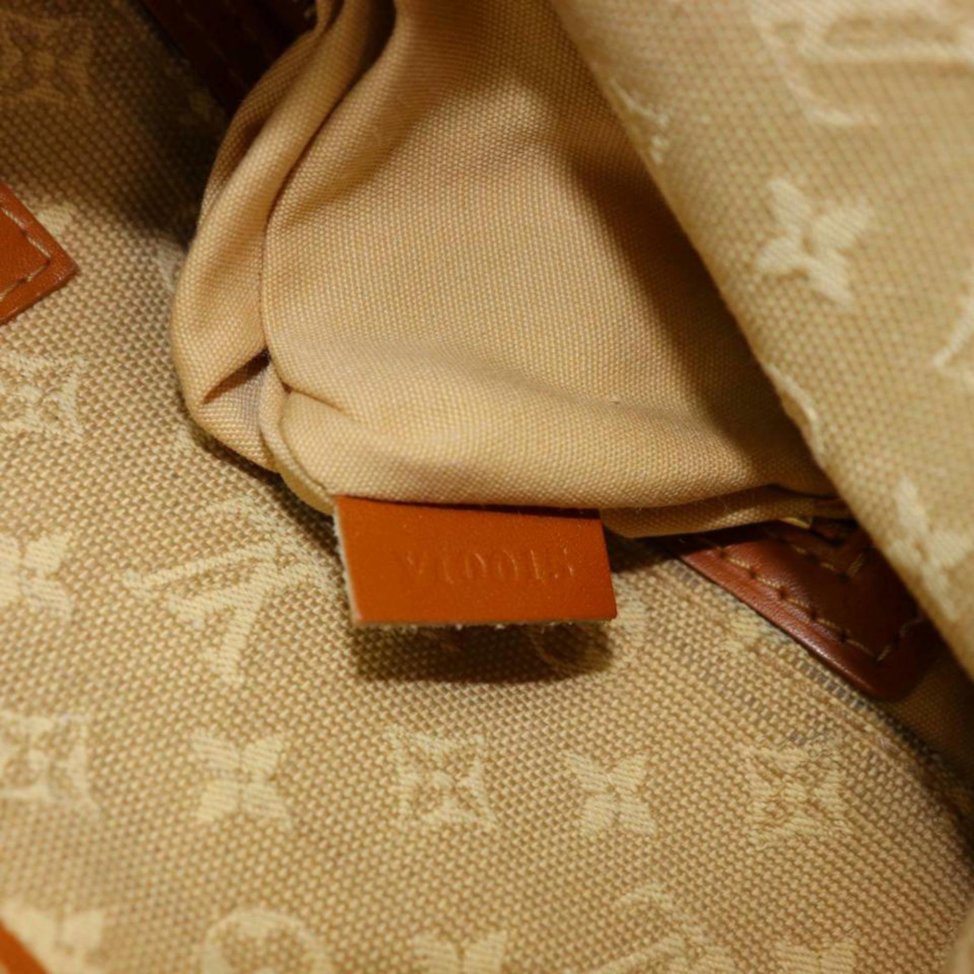 Louis Vuitton Mary Kate Khaki Mini Lin Besace 870272 Beige Canvas Cross Body Bag For Sale 6