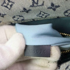 Louis Vuitton Mary Kate Mini Lin Besace 870264 Blue Canvas Cross Body Bag