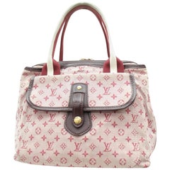 Louis Vuitton Mary Kate Monogram Mini Lin Sac 867652 Burgundy Canvas Shoulder Ba