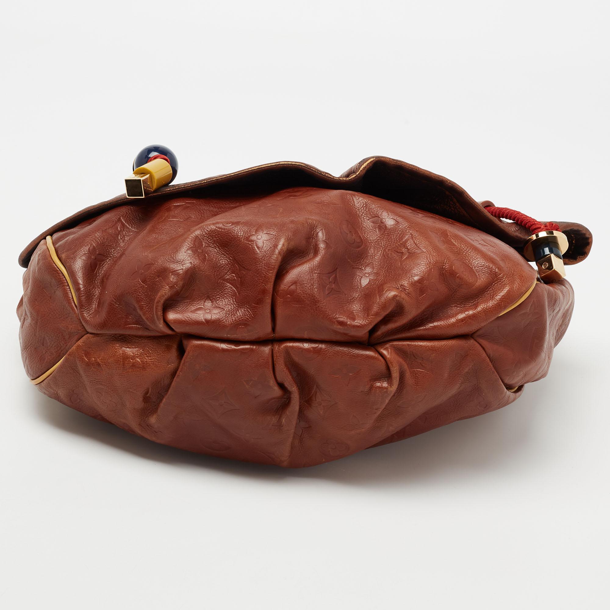 Louis Vuitton Masala Monogram Limited Edition Epices Kalahari GM Bag In Good Condition In Dubai, Al Qouz 2