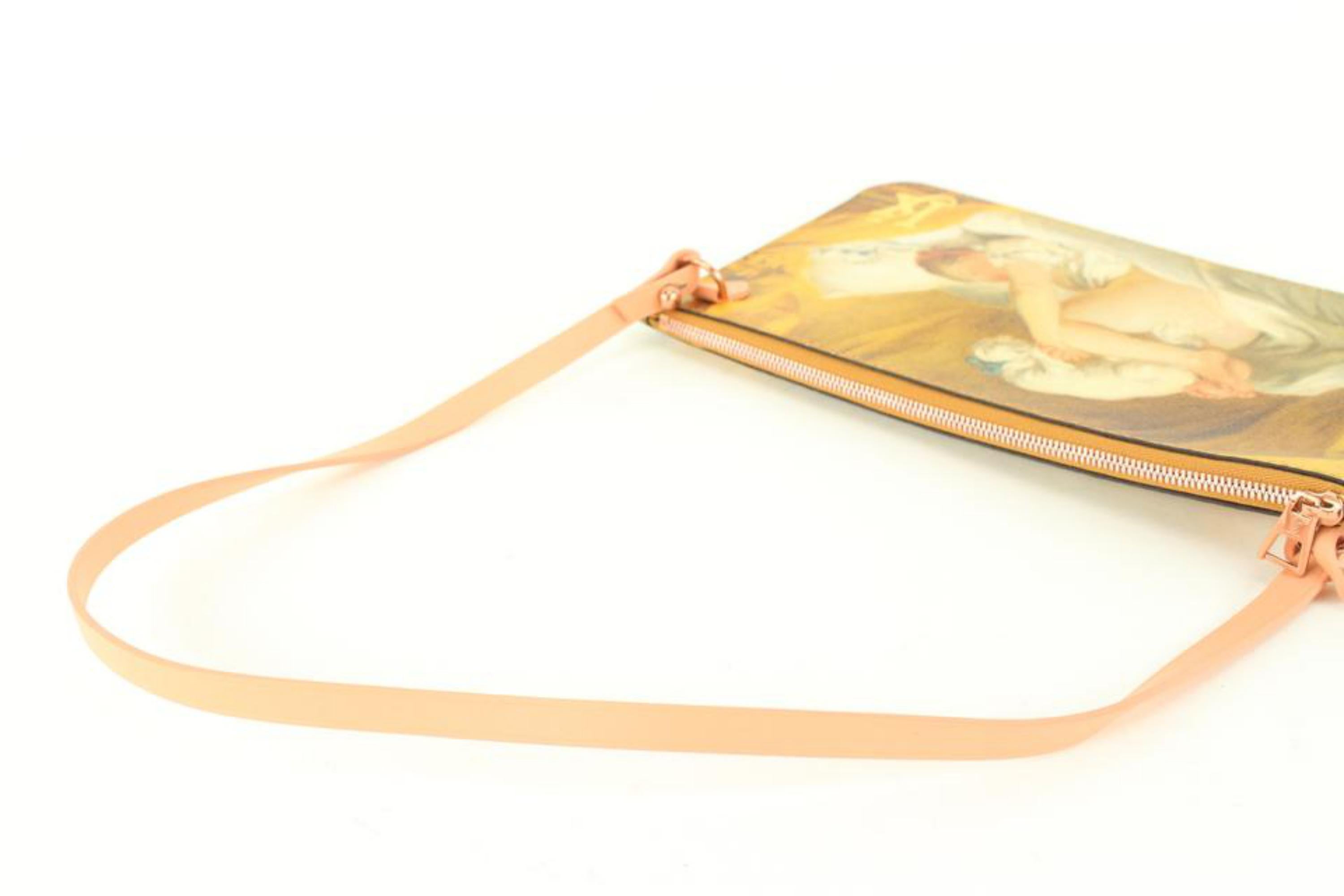 Louis Vuitton Masters Fragonard Neverfull Pochette Wristlet Pochette 53lk511s 3
