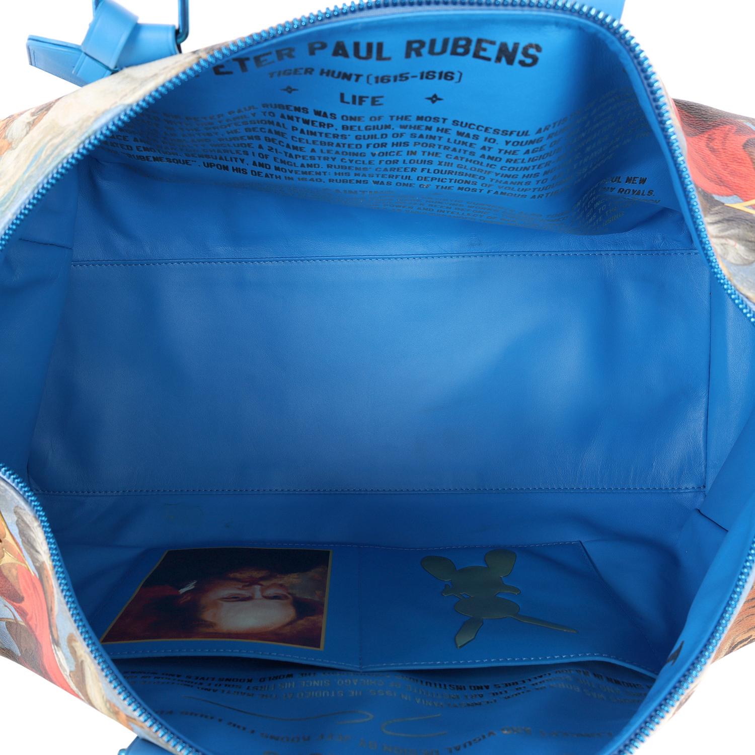 Louis Vuitton Masters Rubens Keepall Bandouliere 50 Travel Bag Jeff Koons 5