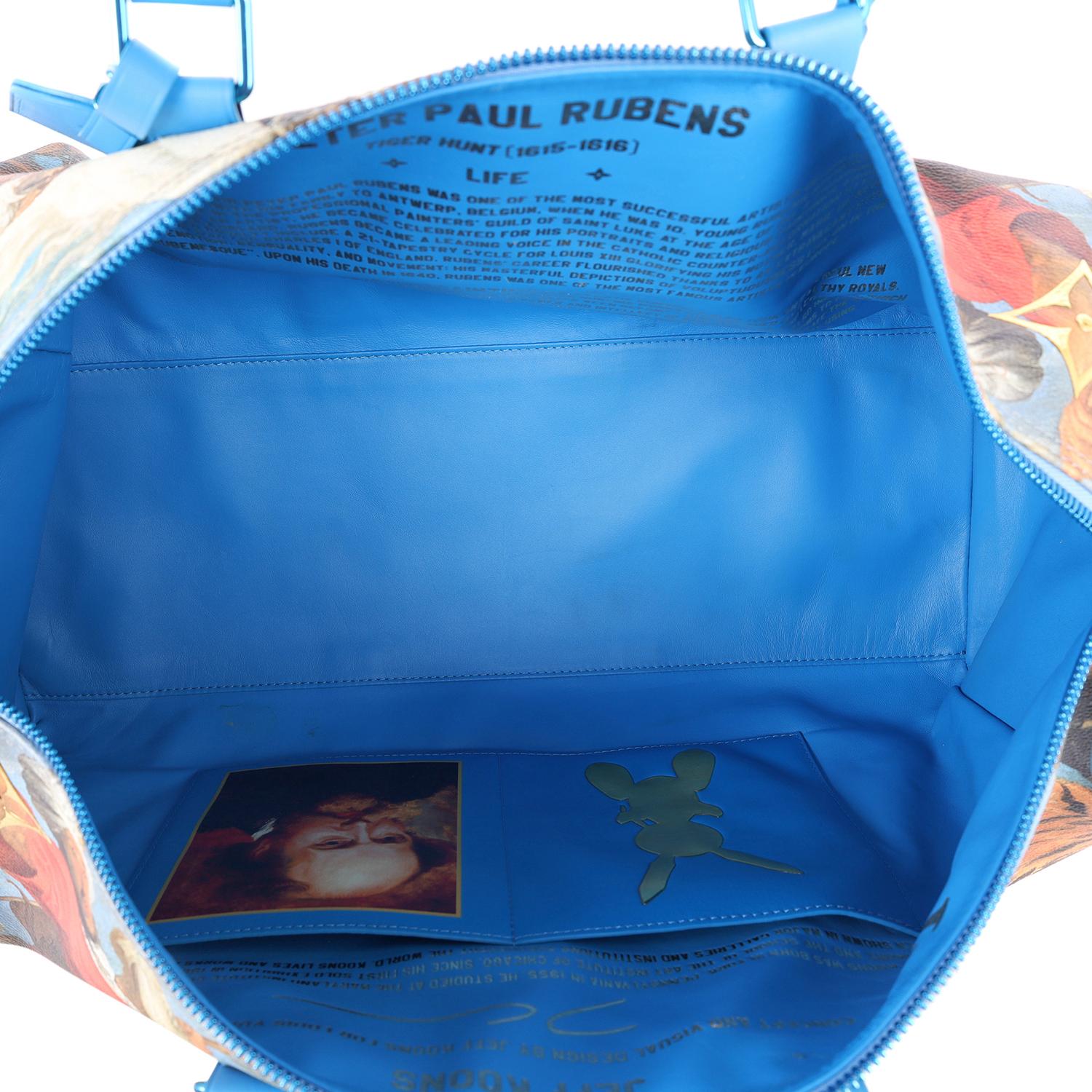 Louis Vuitton Masters Rubens Keepall Bandouliere 50 Travel Bag Jeff Koons 6
