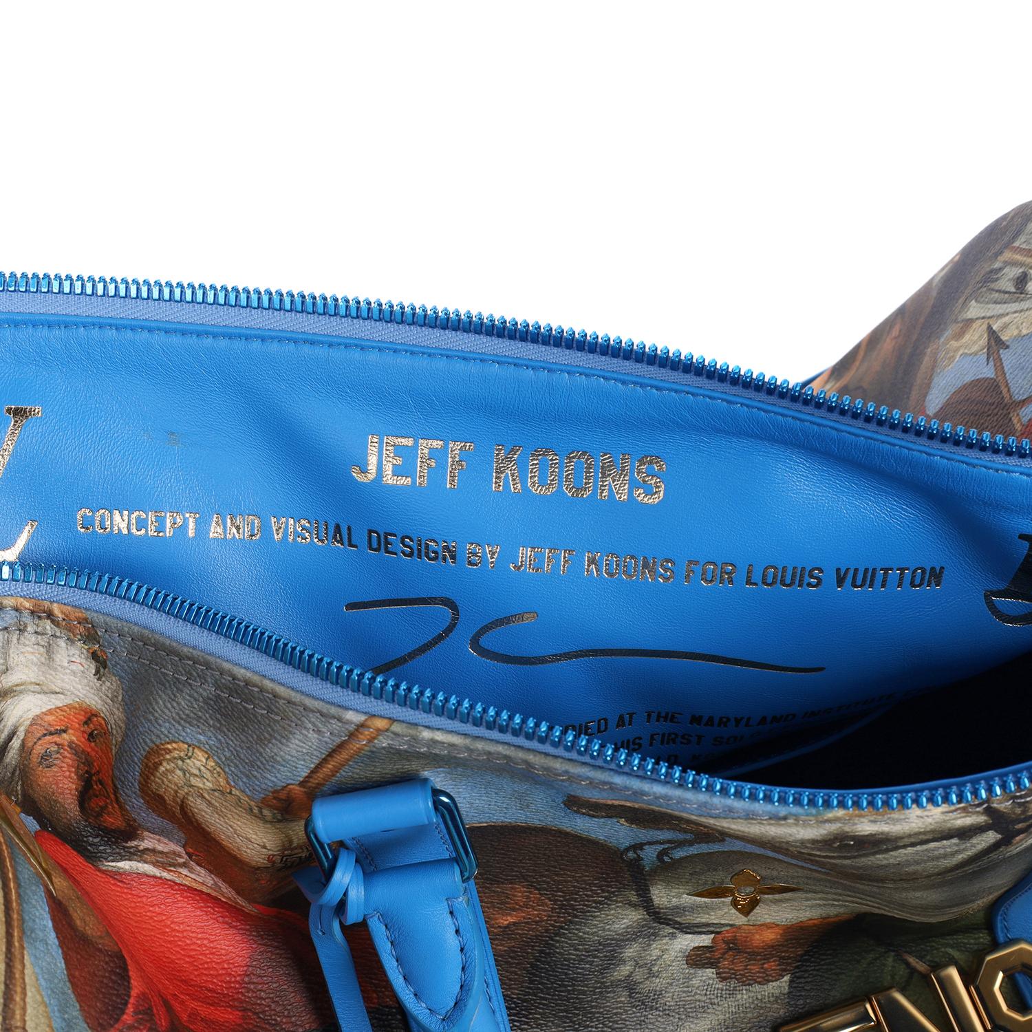 Louis Vuitton Masters Rubens Keepall Bandouliere 50 Travel Bag Jeff Koons 7