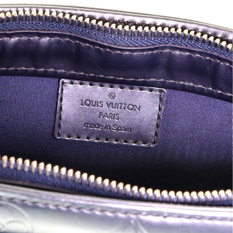 Louis Vuitton Vintage - Monogram Mat Alston Bag - Black - Vernis Leather  Handbag - Luxury High Quality - Avvenice