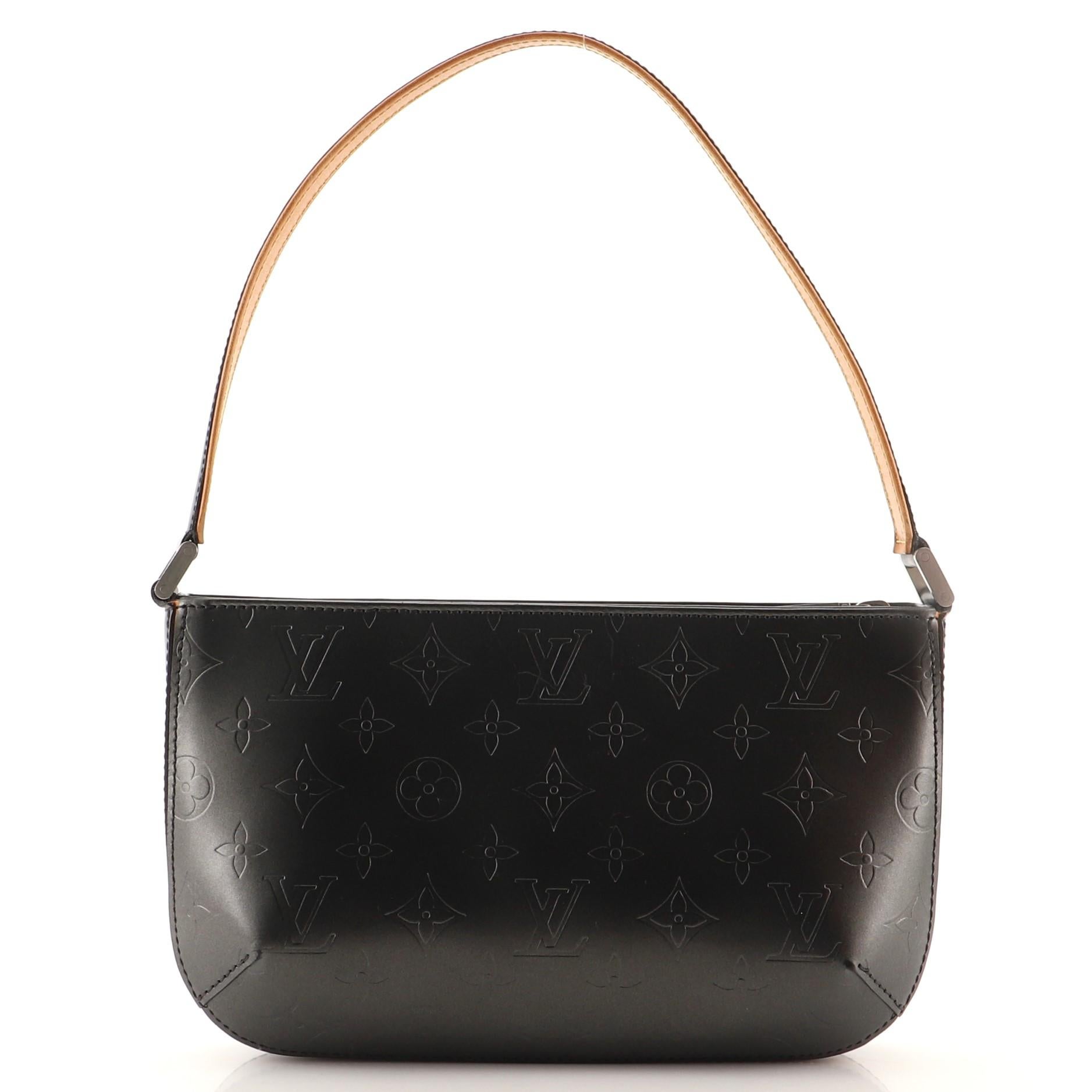 Black Louis Vuitton Mat Fowler Handbag Monogram Vernis