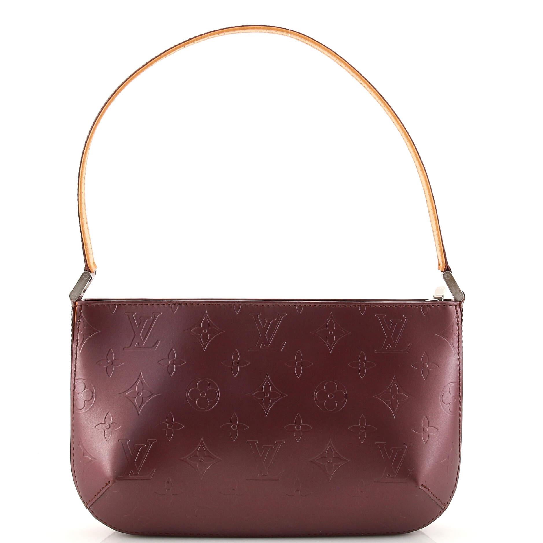 Louis Vuitton Mat Fowler Handbag Monogram Vernis In Good Condition In NY, NY