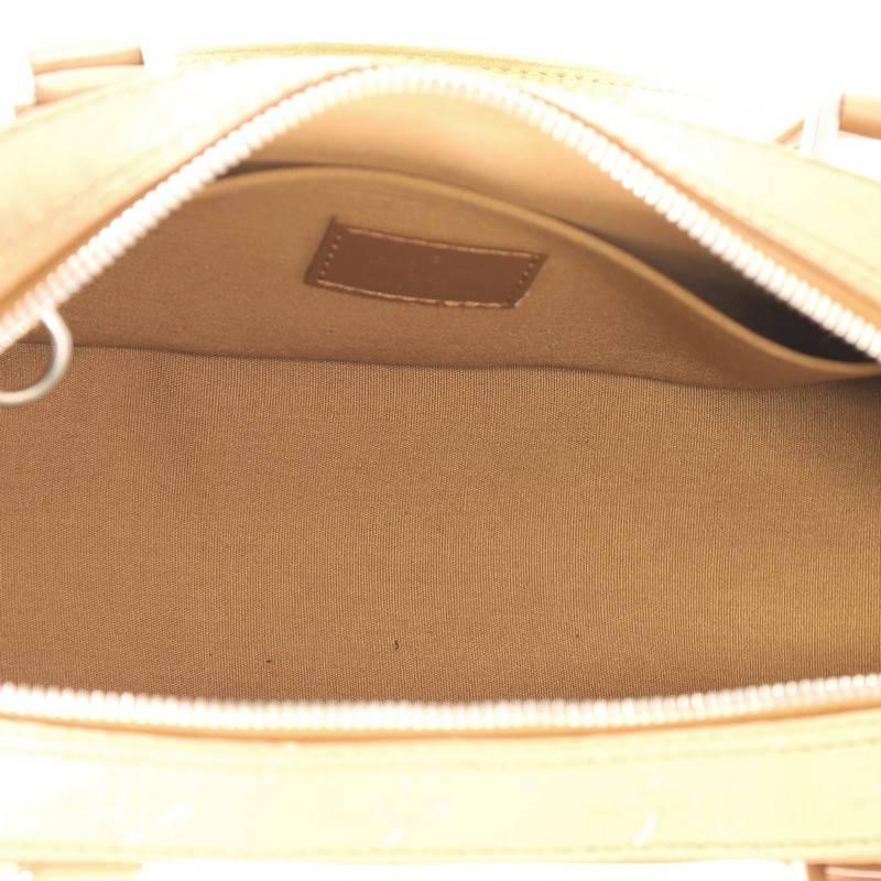 Brown Louis Vuitton Mat Shelton Handbag Monogram Vernis