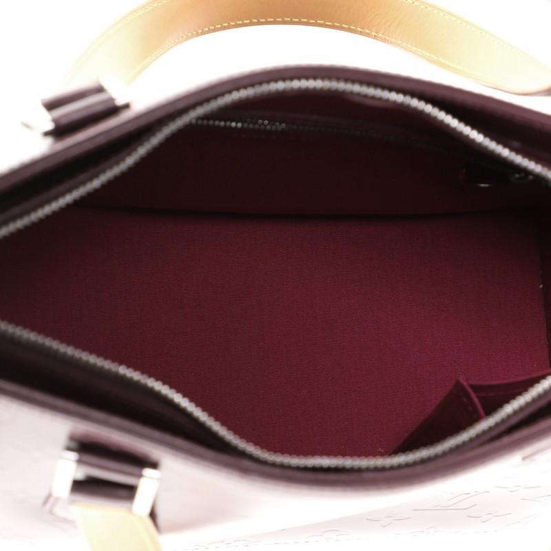 Women's  Louis Vuitton Mat Stockton Handbag Monogram Vernis