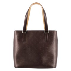Louis Vuitton Mat Stockton Handbag Monogram Vernis