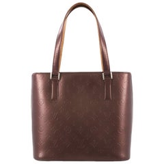 Louis Vuitton Mat Stockton Handbag Monogram Vernis 