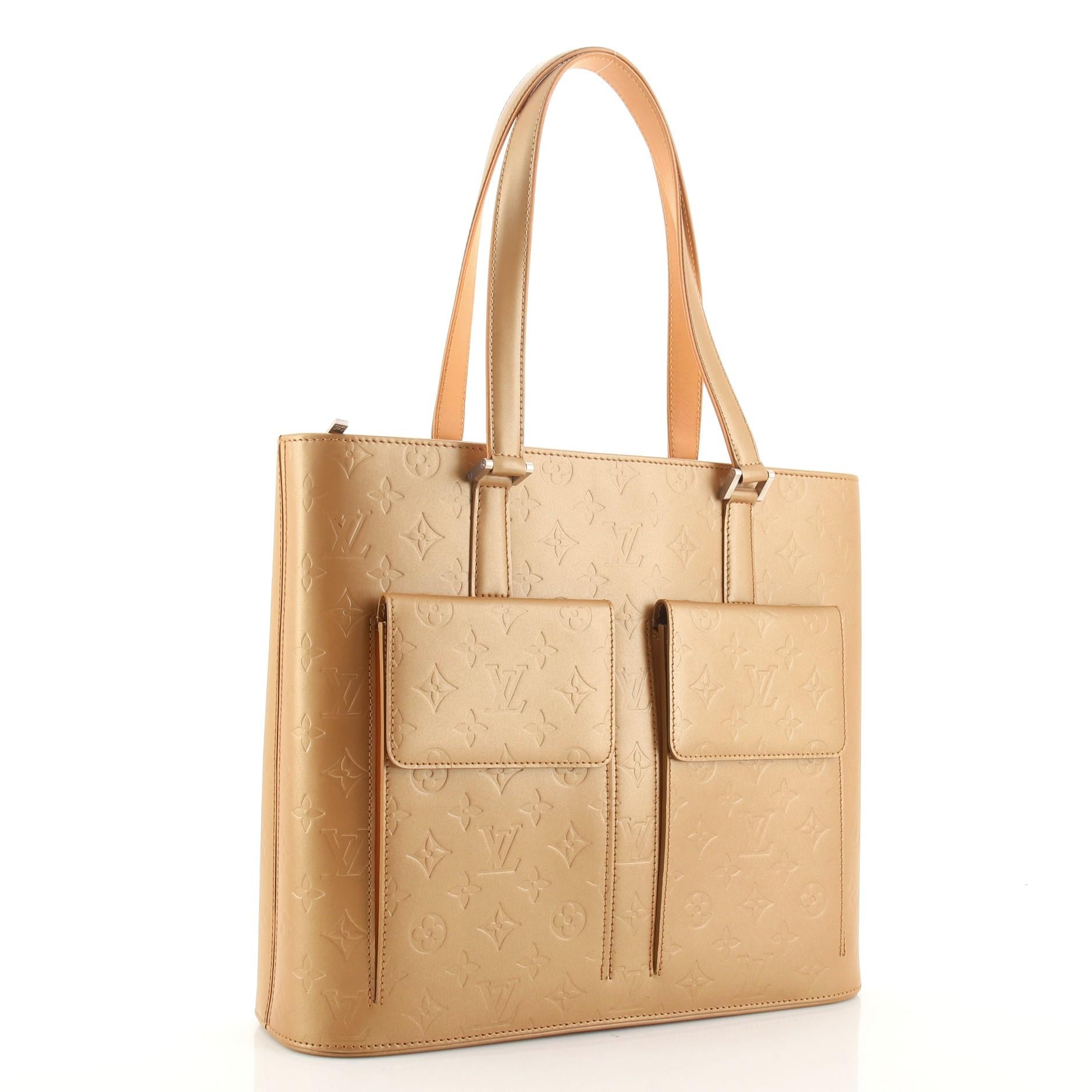 Louis Vuitton Louis Vuitton Mat Wilwood Handtasche mit Monogramm Vernis (Braun)