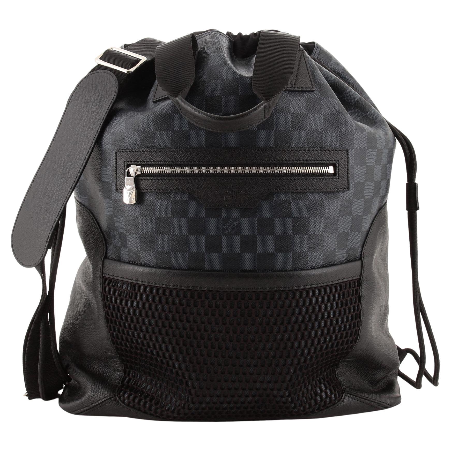 Louis Vuitton Backpack Matchpoint Damier Cobalt Black/Blue in  Canvas/Leather with Silver-tone - US