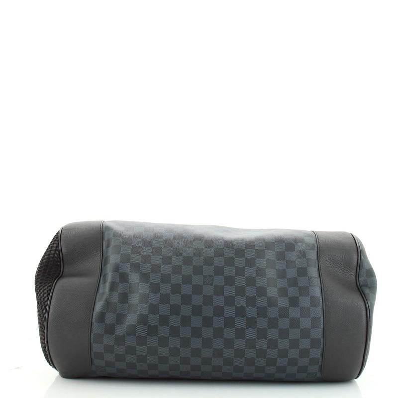 Louis Vuitton Matchpoint Polochon Duffle Bag Damier Cobalt In Good Condition In NY, NY