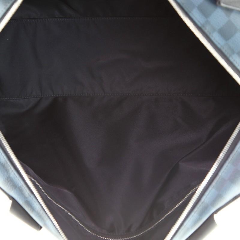 Women's or Men's Louis Vuitton Matchpoint Polochon Duffle Bag Damier Cobalt