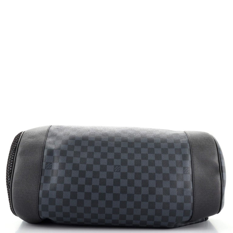 Louis Vuitton Matchpoint Polochon Duffle Bag Damier Cobalt at 1stDibs