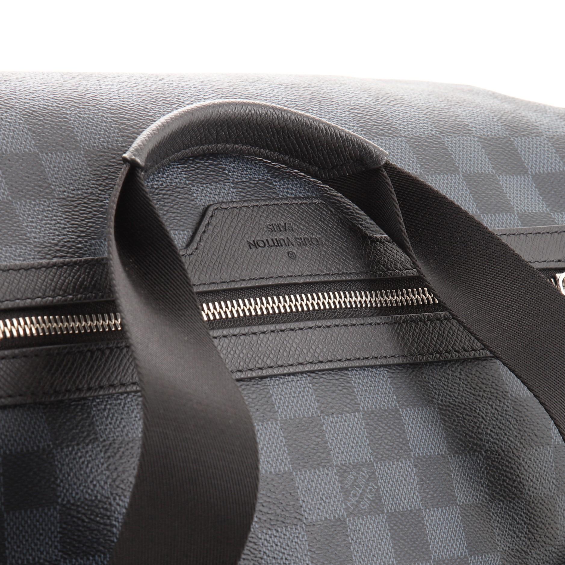 Louis Vuitton Matchpoint Polochon Duffle Bag Damier Cobalt 2